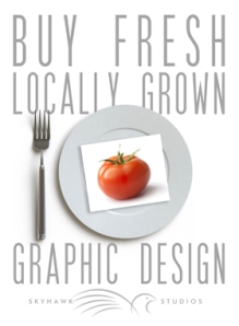 Fresh locally grown Graphic Design